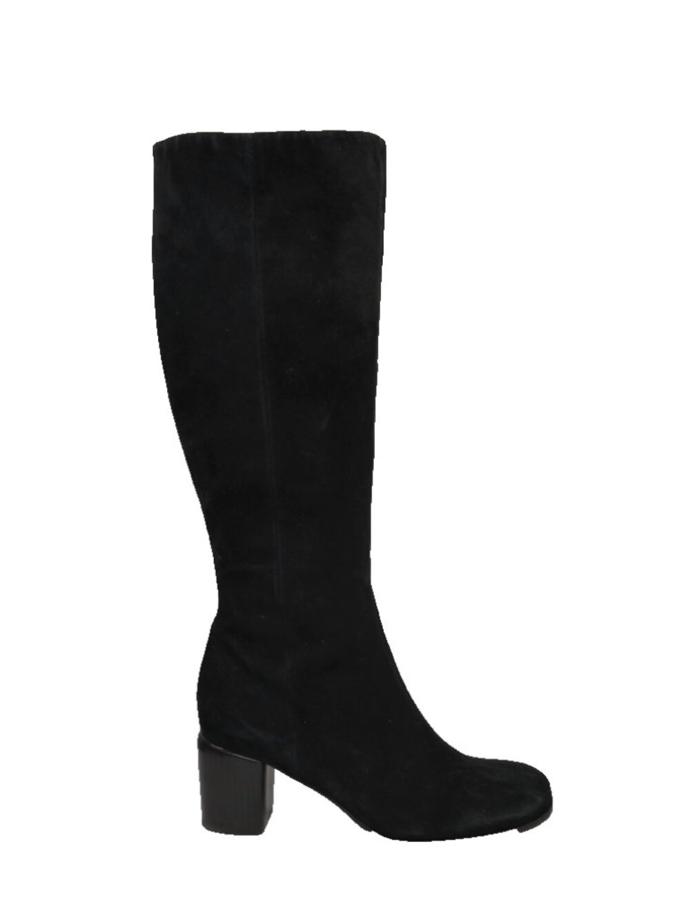 New! Vince Maggie Knee High Boot Suede Black Size 8 M DD564